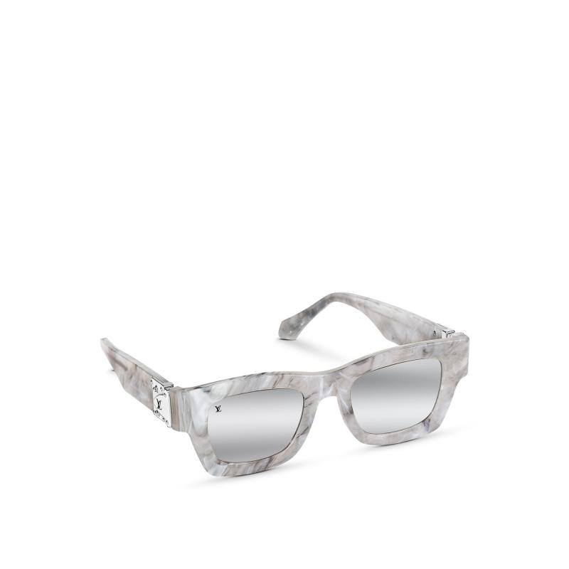 Marble Gray White Charleston Sunglasses