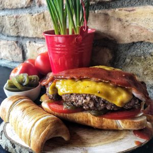 Chimney Cake Burger