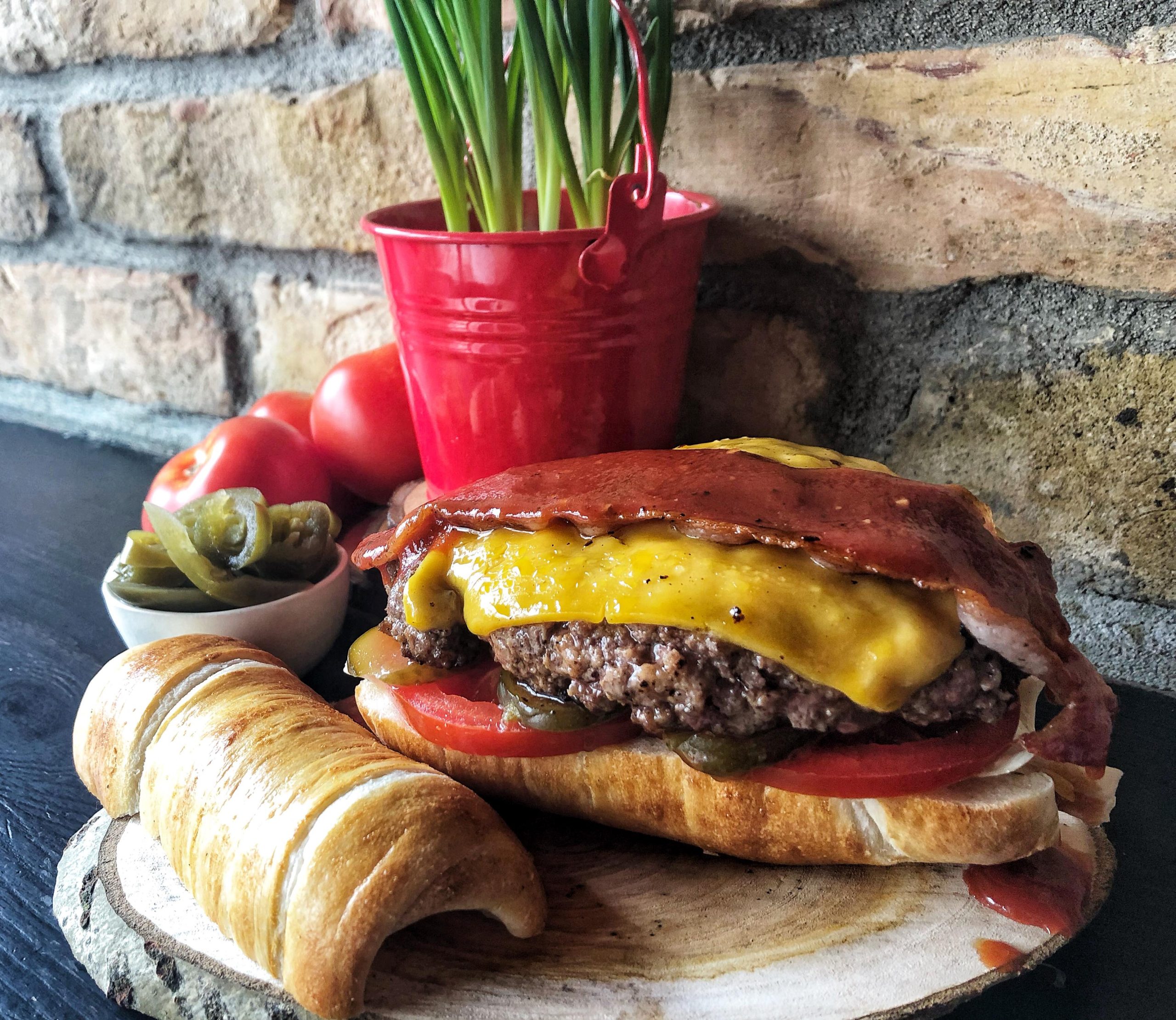 Chimney Cake Burger